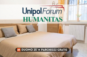 HUMANITAS-FORUM, Casa Accogliente con Parcheggi Gratis